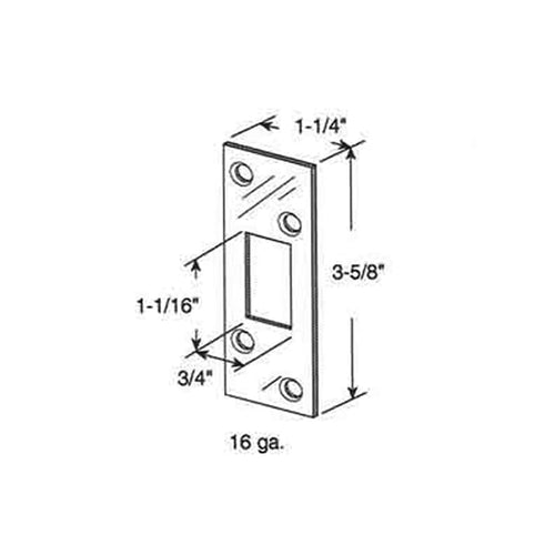 Security Strike Kit in Antique Brass - Security Strike Kit in Antique Brass