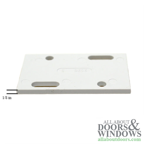 Sliding Patio Door Keeper Shim Plastic 1-1/2
