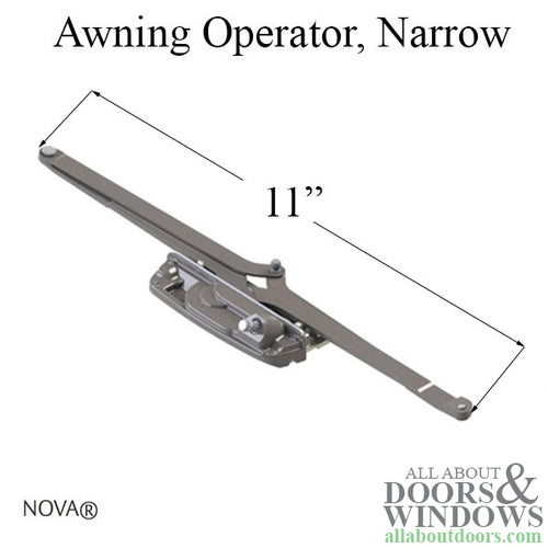 NOVA® Awning Operator, Narrow, Non-Step - Stainless Steel - NOVA® Awning Operator, Narrow, Non-Step - Stainless Steel