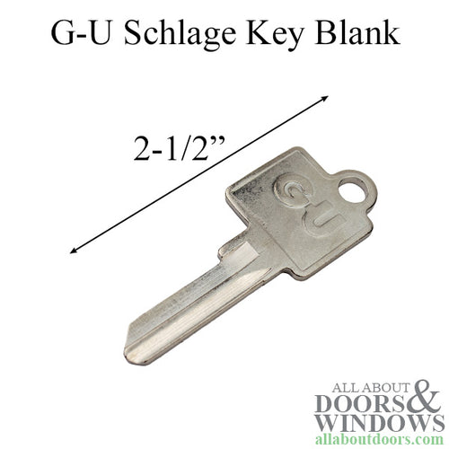 G-U Schlage Key Blank - G-U Schlage Key Blank