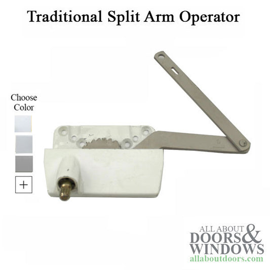 Truth 15.30 Traditional Split Arm Operator, Straight 4-1/2" Link, Left Hand