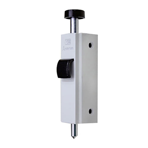Andersen Foot Bolt Lock For Sliding Doors Auxiliary Door Lock for Frenchwood Gliding Door - White - Andersen Foot Bolt Lock For Sliding Doors Auxiliary Door Lock for Frenchwood Gliding Door - White