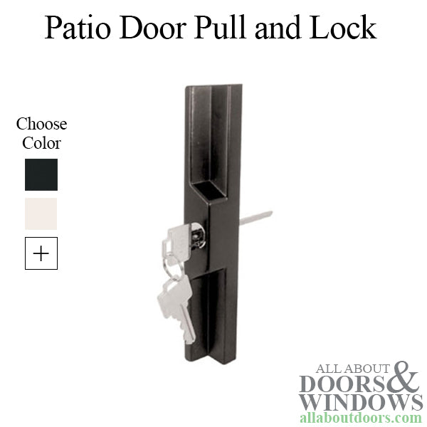 Outside Pull and keyed locking unit, Diecast Metal - Choose Color - Outside Pull and keyed locking unit, Diecast Metal - Choose Color