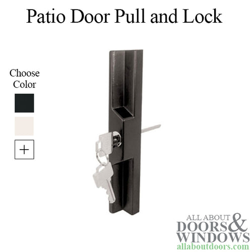 Outside Pull and keyed locking unit, Diecast Metal - Choose Color - Outside Pull and keyed locking unit, Diecast Metal - Choose Color