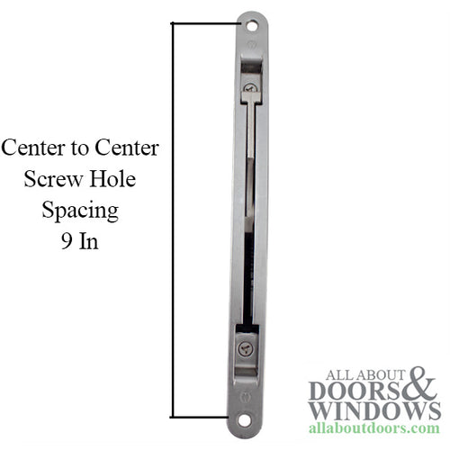 Hoppe Inactive Flushbolt Rod 30mm Backset - Hoppe Inactive Flushbolt Rod 30mm Backset