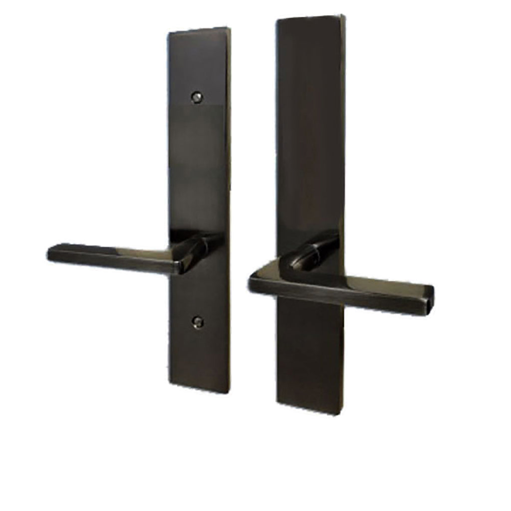 G-U Roma Handle with 55 mm Plate, Dummy with Fixed Handles, Zamac -Black - G-U Roma Handle with 55 mm Plate, Dummy with Fixed Handles, Zamac -Black