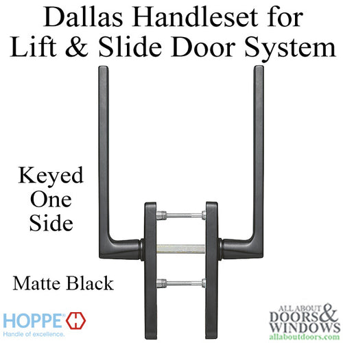 Hoppe Dallas Handle Set for Lift and Slide Door Systems - Hoppe Dallas Handle Set for Lift and Slide Door Systems