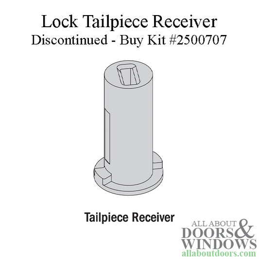 Tail Piece for Andersen Gliding Door Tribeca Lock