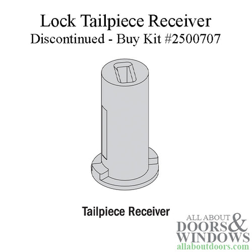 Tail Piece for Andersen Gliding Door Tribeca Lock - Tail Piece for Andersen Gliding Door Tribeca Lock