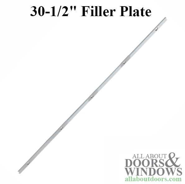 16mm Filler Plate, MP Lock Blank Face, - Stainless Steel, 30-1/2