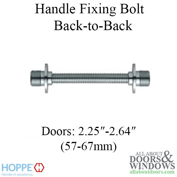 Hoppe Handle Fixing Bolt for Back-to-Back Pull Handles - Hoppe Handle Fixing Bolt for Back-to-Back Pull Handles