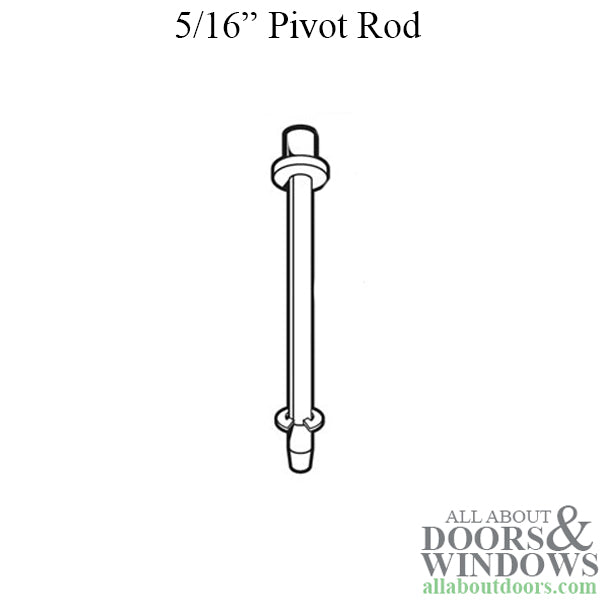 Pivot Rod, 5/16, Top - Pivot Rod, 5/16, Top