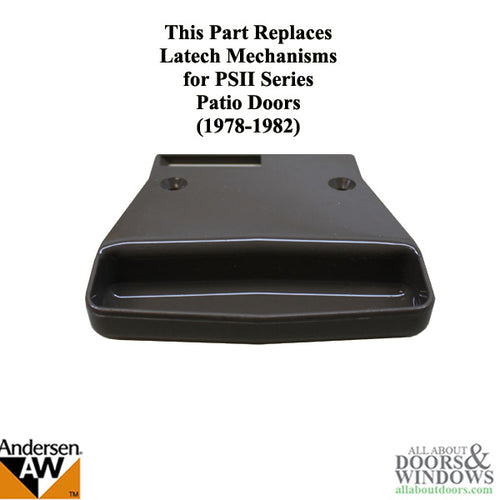 Andersen Window - PSII Gliding Doors - 2 Panel Inside Screen Door Handle - Stone - Andersen Window - PSII Gliding Doors - 2 Panel Inside Screen Door Handle - Stone