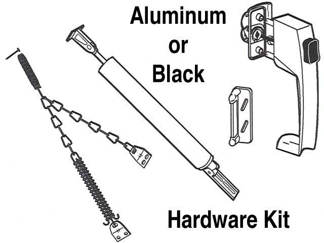 Storm Door Hardware with Handle - Storm Door Hardware with Handle