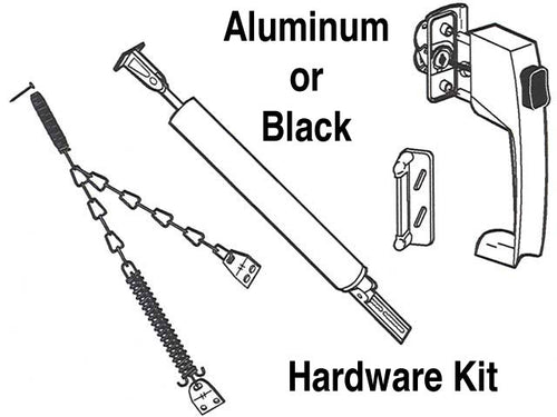 Storm Door Hardware with Handle - Storm Door Hardware with Handle