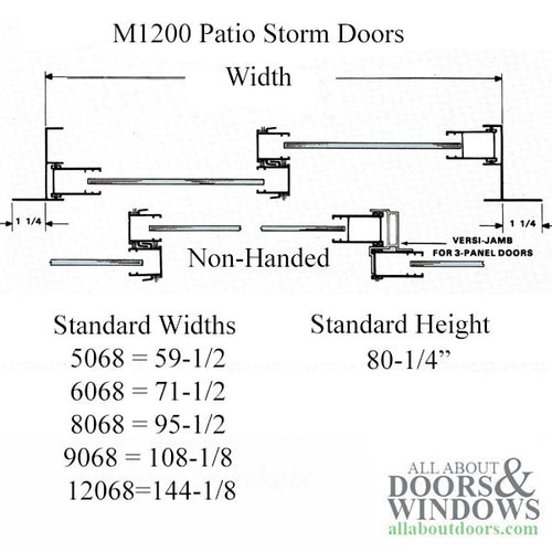 M1200 Patio Storm Door - M1200 Patio Storm Door