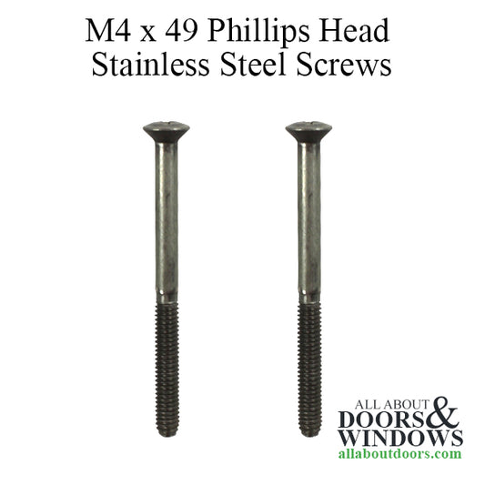 M4 x 49 Phillips Head Stainless Steel Screws