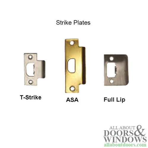 Strike Plate,  ASA  Commercial - Stainless Steel - Strike Plate,  ASA  Commercial - Stainless Steel