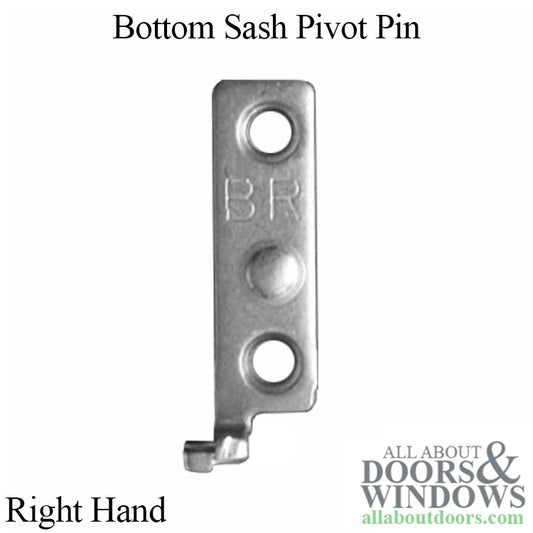 Bottom Sash Pivot Pin, Right Hand