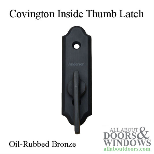 Andersen Gliding Door Covington Inside Thumb Latch - Oil-Rubbed Bronze