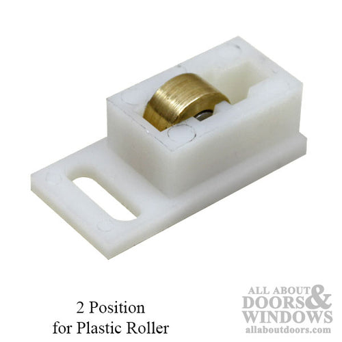 2 Position Plastic Roller with 1/4 Inch Steel Wheel for Sliding Window - 2 Position Plastic Roller with 1/4 Inch Steel Wheel for Sliding Window