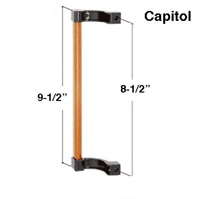 Capitol Outside Pull with 8-1/2" Screw Hole Center