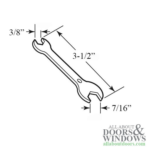 Pivot Wrench for Wooden Bi Fold Doors - Pivot Wrench for Wooden Bi Fold Doors