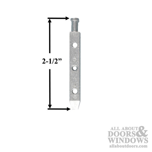 Pivot Bar, Tilt Window,  3 holes, 2-1/2 inch, Zinc die cast - Pivot Bar, Tilt Window,  3 holes, 2-1/2 inch, Zinc die cast