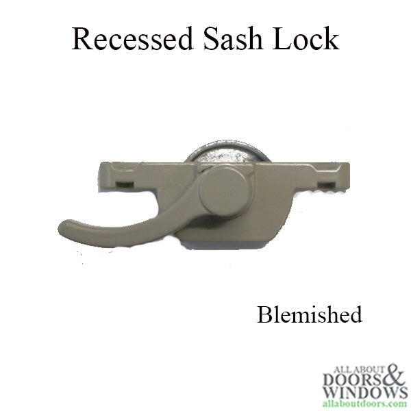 Recessed Sash Lock, 2-3/16 Atrium, Right Hand-BLEMISHED - Recessed Sash Lock, 2-3/16 Atrium, Right Hand-BLEMISHED
