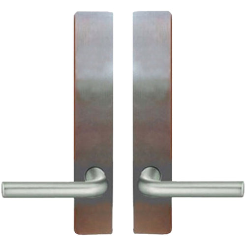 Andersen FSB 1075 Non Keyed Trim Set for Double Door Stainless Steel Finish - Andersen FSB 1075 Non Keyed Trim Set for Double Door Stainless Steel Finish