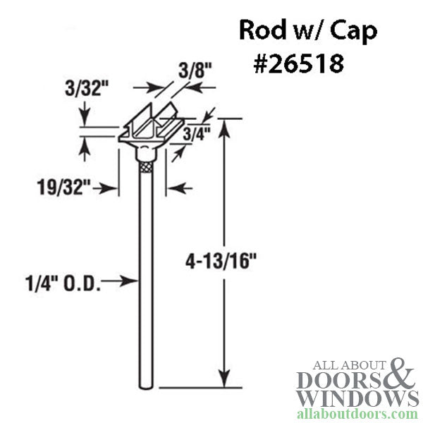 Pin Cap / Guide, H-Shape, Plastic -  Each - Pin Cap / Guide, H-Shape, Plastic -  Each