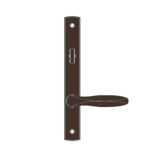 Truth Sentry Lock Handle Set, Classic, Painted over zinc, Faux Bronze