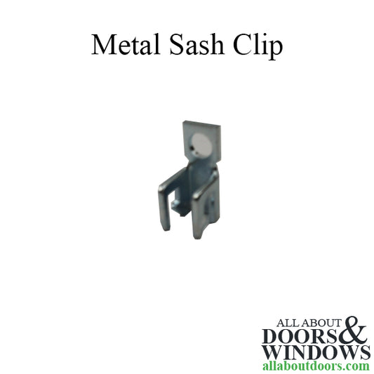 Sash Clip, Metal Bracket, 3/4 x 9/32 x 3/8" Tall, # 13 or 31