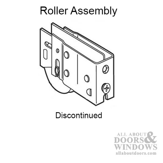 Roller Assembly for Sliding Patio Door with Adjustable Steel Housing 1.5 Inch Steel Ball Bearing Wheel Diameter