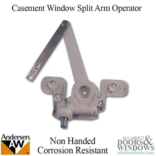 Andersen Casement Window Operator E-Z Corrosion Resistant Non-handed Universal Thin base - Andersen Casement Window Operator E-Z Corrosion Resistant Non-handed Universal Thin base