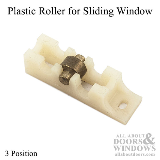 Roller, Plastic Housing, Sliding Window, 3 Position C100