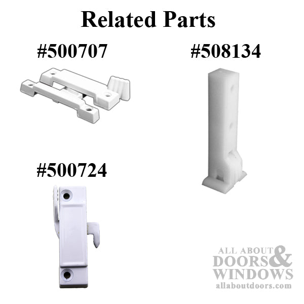 Sash/Cam Lock - Vinyl and Aluminum Sash Hardware, Diecast - Right Hand - Black - Sash/Cam Lock - Vinyl and Aluminum Sash Hardware, Diecast - Right Hand - Black
