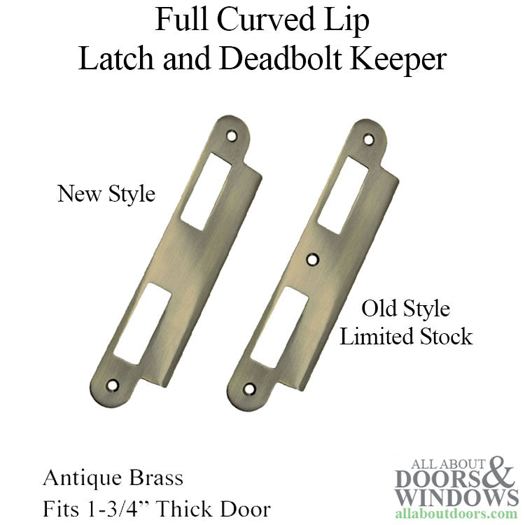 Strike Plate, Latch & Deadbolt, 45mm 1-3/4