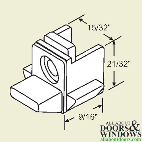 Silver Line Bracket Shoe, Bottom, Channel Balance - Silver Line Bracket Shoe, Bottom, Channel Balance