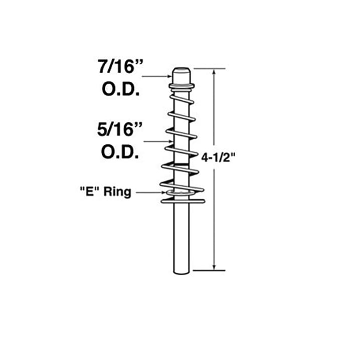 Pivot Rod, 5/16, Guide - Pivot Rod, 5/16, Guide