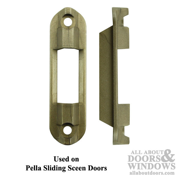 Pella Screen Latch Strike Plate For Sliding Screen Doors  Choose Color - Pella Screen Latch Strike Plate For Sliding Screen Doors  Choose Color