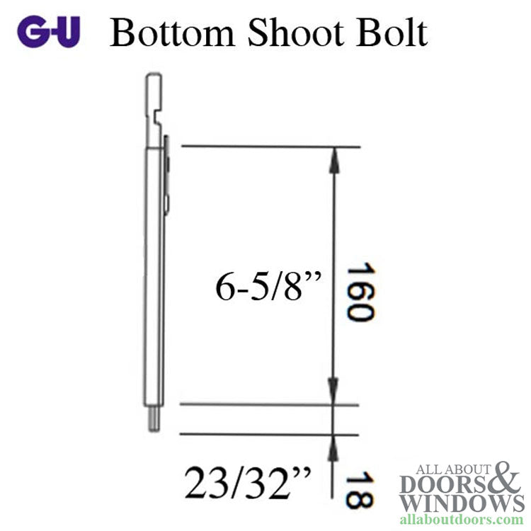 Bottom Shoot bolt, Rhino and Europa Series - Silver Ferguard - Bottom Shoot bolt, Rhino and Europa Series - Silver Ferguard