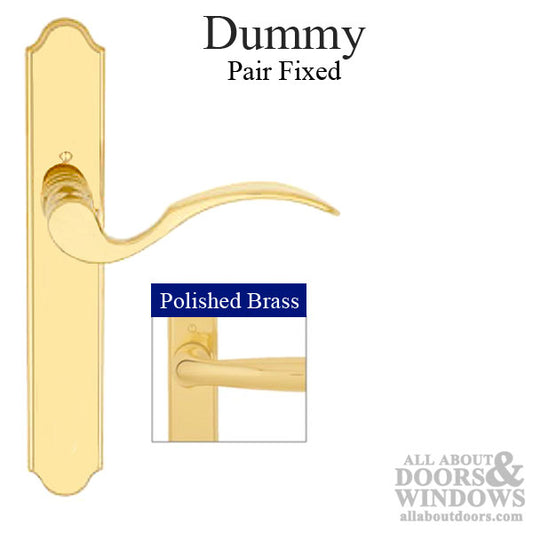 Munchen Dummy, M112PL / 374N  Fixed Pair - Resista Brass