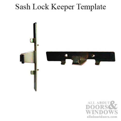 EntryGard Sash Lock Template - EntryGard Sash Lock Template