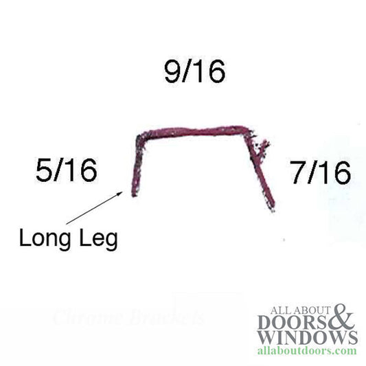 Vinyl Glazing Bead 1/2" Glass 3-line shape 6' length