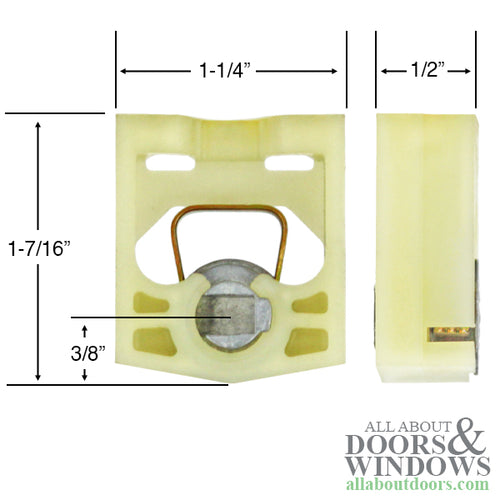 Brake Shoe for 1-1/4 Pocket tilt window balance, Side locking - Brake Shoe for 1-1/4 Pocket tilt window balance, Side locking