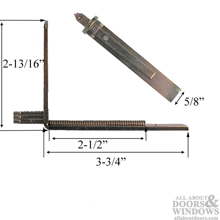 Corner Drive Shootbolt Extension 16mm Face - Yellow Dichromate - Corner Drive Shootbolt Extension 16mm Face - Yellow Dichromate