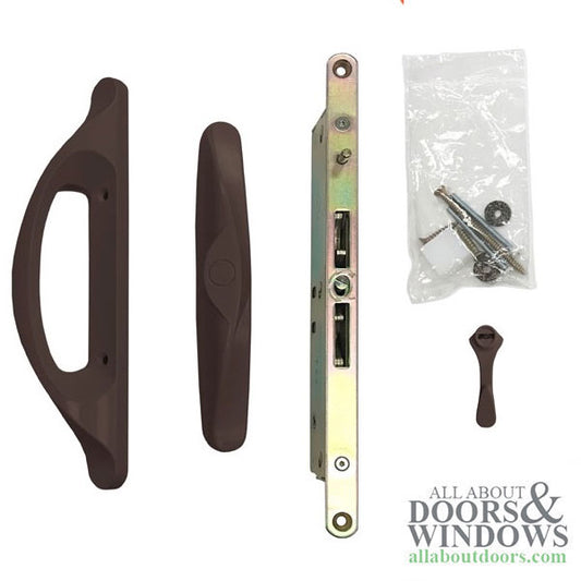 Andersen 100 series Tulsa handleset for Patio Gliding Door - Dark Bronze