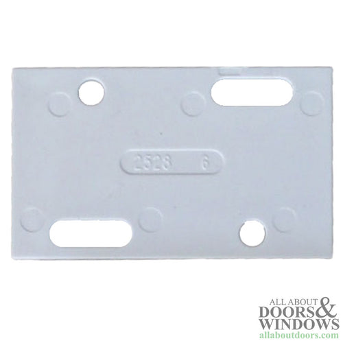 Sliding Patio Door Keeper Shim Plastic 1-1/2