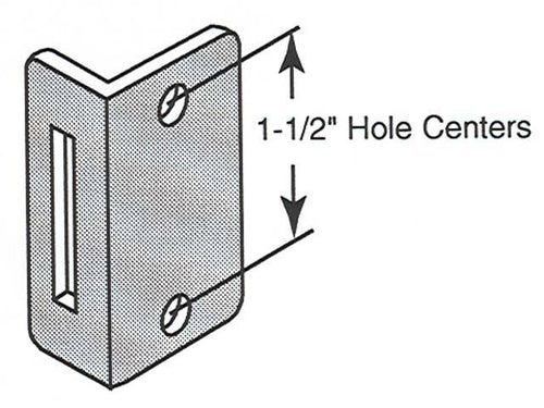 Strike Plate Keeper with Slide Latch - Strike Plate Keeper with Slide Latch